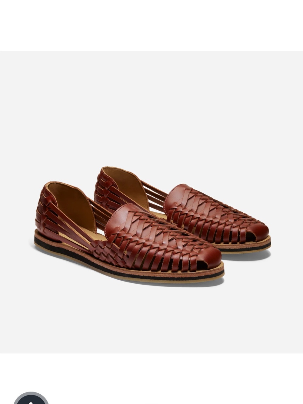 Nisolo Men’s Hurachae Sandal in Brandy size 10.5 (fits 11)